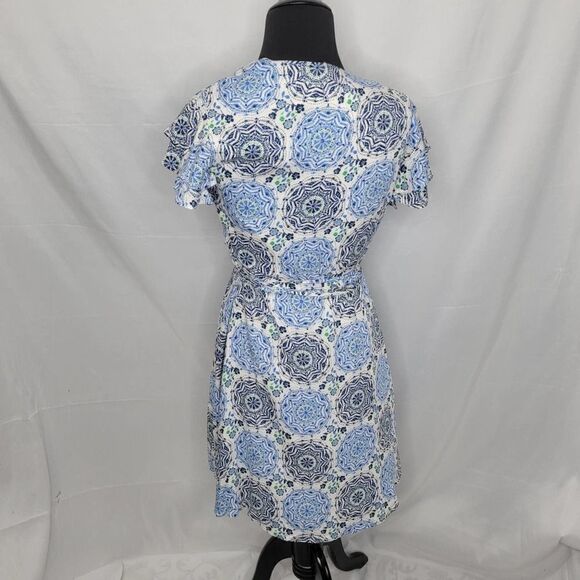 HARPER Heritage Wrap Knee Length Dress - Picture 6 of 15